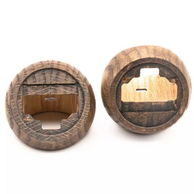 OEM Precision CNC Service Custom Wood Alarm Clock Shell Milling Wooden Prototype