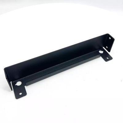 Custom Sheet Metal Fabrication Aluminum Alloy Stamping Parts With Black Powder Coating