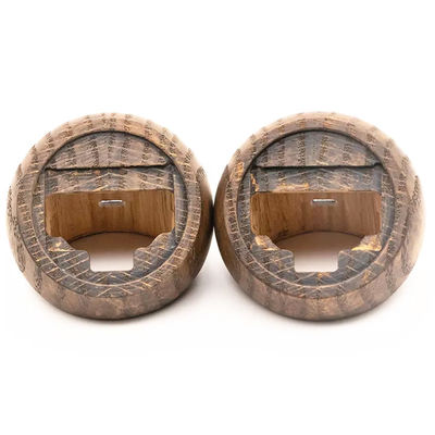 OEM Precision CNC Service Custom Wood Alarm Clock Shell Milling Wooden Prototype