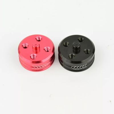 High Polished Aluminum Alloy CNC Machining Bracket Mount Motor Shaft Prototype Parts