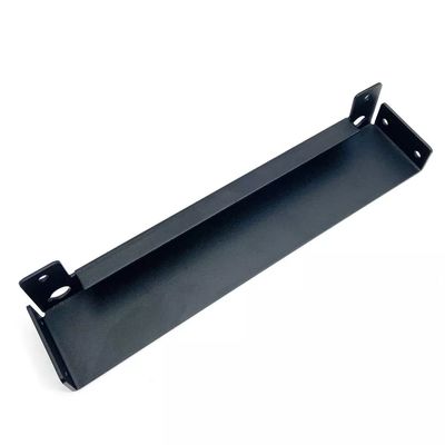 Custom Sheet Metal Fabrication Aluminum Alloy Stamping Parts With Black Powder Coating